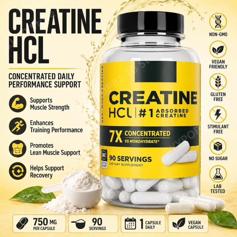 Nutrition Of Fitness - Creatina HCl 750mg 90 Cápsulas Suporte