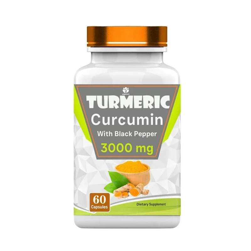 Turmeric Curcumin Capsule - Cápsulas de Cúrcuma com Pimenta Preta