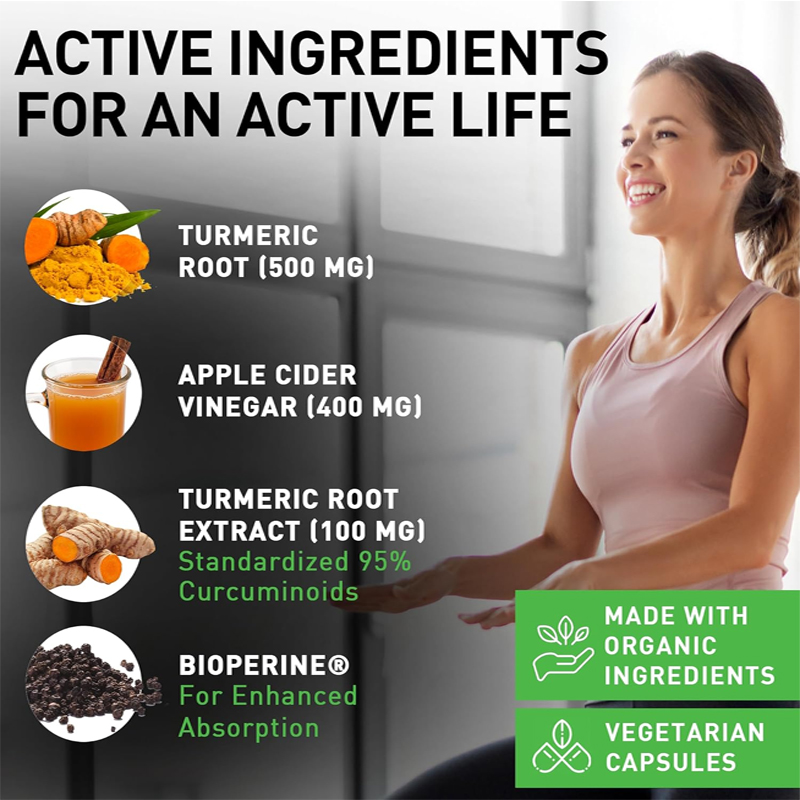 Pó de Raiz de Cúrcuma Orgânico - Turmeric Curcumin Capsule avaliação e preço